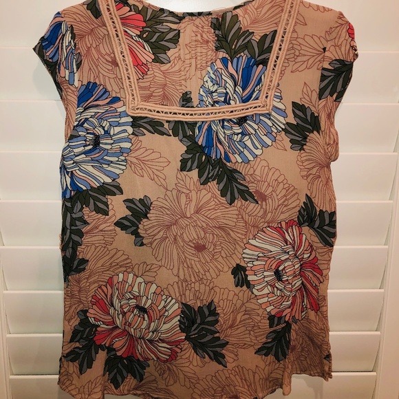 Daniel Rainn Stitch Fix Floral Blouse - Picture 3 of 4